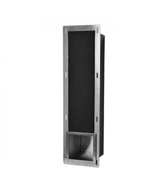 Toiletrolhouder Rondo RVS Inbouw Reserve 72x19,5x12cm