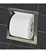 Toiletrolhouder Rondo RVS Inbouw Reserve 72x19,5x12cm