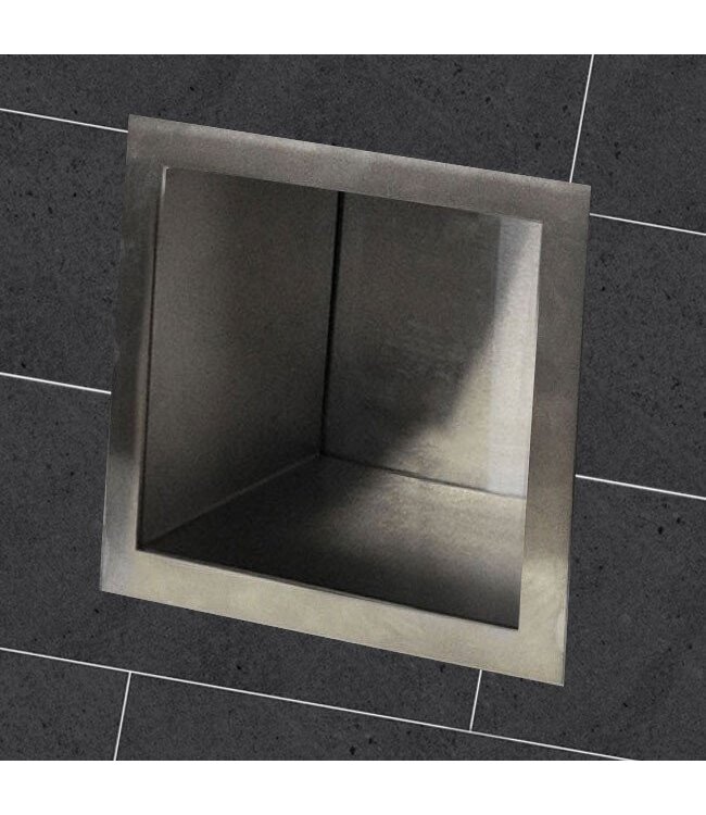 Toiletrolhouder Rondo RVS Inbouw Reserve 72x19,5x12cm