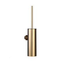 WC Borstel Set Rondo Hangend Luxe Messing glans Goud