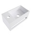 Fonteinset Yano Solid Surface Links 36x20x16cm Toiletkraan Clickwaste Sifon Koper