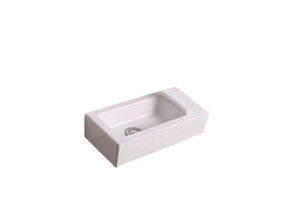 Mini Toiletfontein Rechthoek Links 36,5x18x9cm