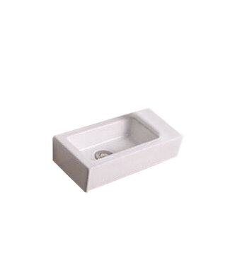 Mini Toiletfontein Rechthoek Links 36,5x18x9cm