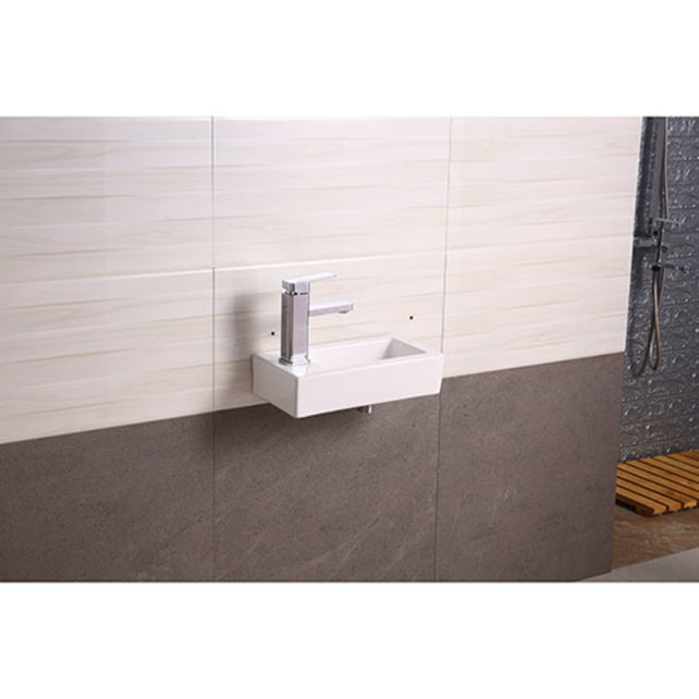 Mini Toiletfontein Rechthoek Links 36,5x18x9cm