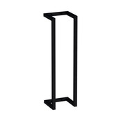 Handdoekhouder Mat zwart 60x15x15cm Staal handdoekbeugel