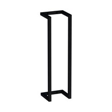 Handdoekhouder Mat zwart 60x15x15cm Staal handdoekbeugel