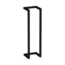 Handdoekhouder Mat zwart 60x15x15cm Staal handdoekbeugel