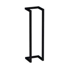 Handdoekhouder Mat zwart 60x15x15cm Staal handdoekbeugel