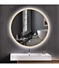 Badkamerspiegel Lara Rond Goud 60x60cm Geintegreerde LED Verlichting Touch Schakelaar