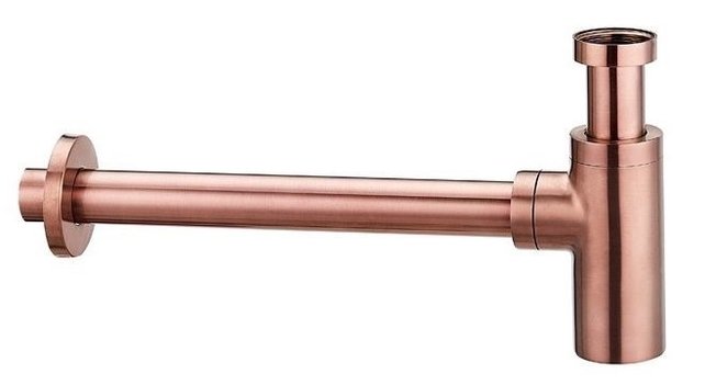 Design Sifon Copper Rosie Geborsteld Brons afvoer sifon wastafel Koper Design Sifon Copper Rosie Geborsteld Brons afvoer sifon wastafel Koper