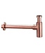 Design Sifon Copper Rosie Geborsteld Brons afvoer sifon wastafel Koper