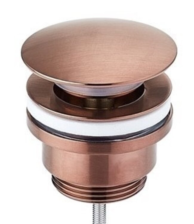 SANI-SUPPLY Clickwaste Copper Rosie Geborsteld Brons Universeel 5/4