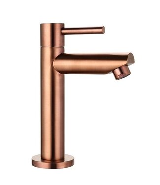 SANI-SUPPLY SaniPro Largo Fonteinkraan Rosie Geborsteld Brons Laag Koud eengreeps