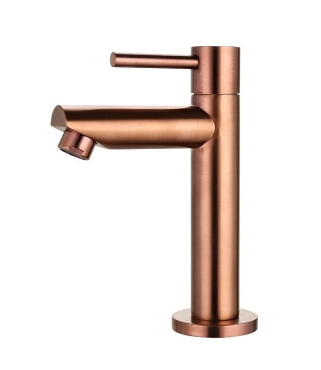 SaniPro Largo Fonteinkraan Rosie Geborsteld Brons Laag Koud eengreeps