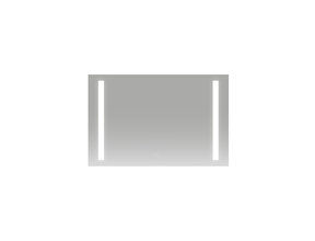 Badkamerspiegel Maxi 80x60cm Geintegreerde Zij LED Verlichting Verwarming Anti Condens Inclusief 2 Stopcontacten