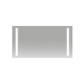 Badkamerspiegel Maxi 100x60cm Geintegreerde Zij LED Verlichting Verwarming Anti Condens Inclusief 2 Stopcontacten Badkamerspiegel Maxi 100x60cm Geintegreerde Zij LED Verlichting Verwarming Anti Condens Inclusief 2 Stopcontacten