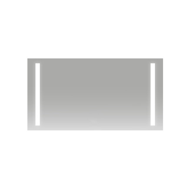 Badkamerspiegel Maxi 100x60cm Geintegreerde Zij LED Verlichting Verwarming Anti Condens Inclusief 2 Stopcontacten Badkamerspiegel Maxi 100x60cm Geintegreerde Zij LED Verlichting Verwarming Anti Condens Inclusief 2 Stopcontacten