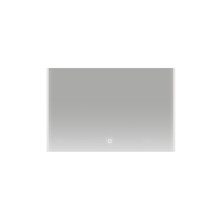 Badkamerspiegel Double 80x60cm Geintegreerde LED Verlichting Verwarming Anti Condens Lichtschakelaar Dimbaar