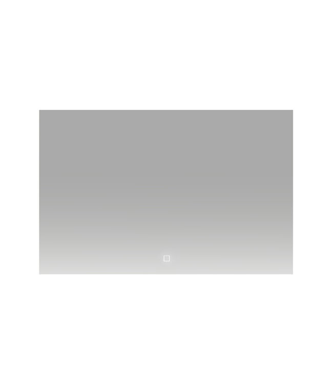 Badkamerspiegel Kiki 80x60cm Geintegreerde LED Verlichting Verwarming Anti Condens Touch Lichtschakelaar