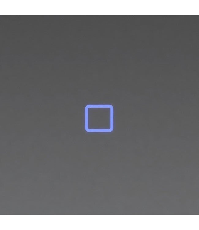 Badkamerspiegel Kiki 80x60cm Geintegreerde LED Verlichting Verwarming Anti Condens Touch Lichtschakelaar