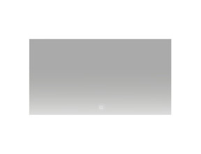 Badkamerspiegel Kiki 120x60cm Geintegreerde LED Verlichting Verwarming Anti Condens Touch Lichtschakelaar Dimbaar