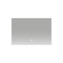 Badkamerspiegel Quatro 80x60cm Geintegreerde LED Verlichting Verwarming Anti Condens Touch Lichtschakelaar Dimbaar