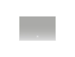 Badkamerspiegel Quatro 80x60cm Geintegreerde LED Verlichting Verwarming Anti Condens Touch Lichtschakelaar Dimbaar