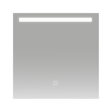 Badkamerspiegel Ambi 60x60cm Geintegreerde LED Verlichting Verwarming Anti Condens Touch Lichtschakelaar Dimbaar