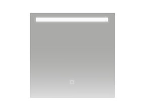 Badkamerspiegel Ambi 60x60cm Geintegreerde LED Verlichting Verwarming Anti Condens Touch Lichtschakelaar Dimbaar