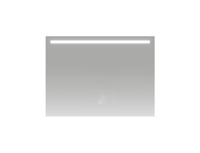 Badkamerspiegel Ambi 80x60cm Geintegreerde LED Verlichting Verwarming Anti Condens Touch Lichtschakelaar Dimbaar