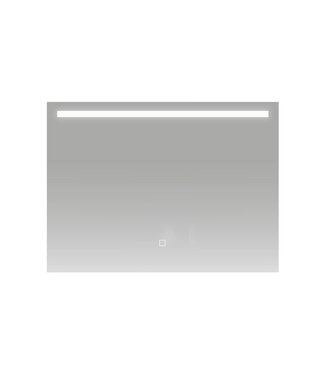 Badkamerspiegel Ambi 80x60cm Geintegreerde LED Verlichting Verwarming Anti Condens Touch Lichtschakelaar Dimbaar