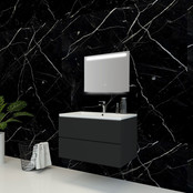 Badkamerspiegel Ambi 80x60cm Geintegreerde LED Verlichting Verwarming Anti Condens Touch Lichtschakelaar Dimbaar Badkamerspiegel Ambi 80x60cm Geintegreerde LED Verlichting Verwarming Anti Condens Touch Lichtschakelaar Dimbaar