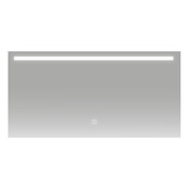 Badkamerspiegel Ambi 120x60cm Geintegreerde LED Verlichting Verwarming Anti Condens Touch Lichtschakelaar Dimbaar Badkamerspiegel Ambi 120x60cm Geintegreerde LED Verlichting Verwarming Anti Condens Touch Lichtschakelaar Dimbaar