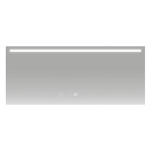 Badkamerspiegel Ambi 140x60cm Geintegreerde LED Verlichting Verwarming Anti Condens Touch Lichtschakelaar Dimbaar