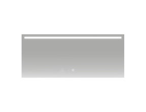 Badkamerspiegel Ambi 140x60cm Geintegreerde LED Verlichting Verwarming Anti Condens Touch Lichtschakelaar Dimbaar