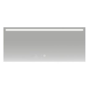 Badkamerspiegel Ambi 140x60cm Geintegreerde LED Verlichting Verwarming Anti Condens Touch Lichtschakelaar Dimbaar