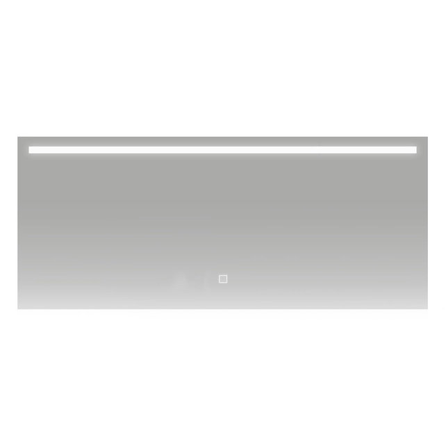 Badkamerspiegel Ambi 140x60cm Geintegreerde LED Verlichting Verwarming Anti Condens Touch Lichtschakelaar Dimbaar