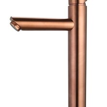 SaniPro Copper Largo Wastafelkraan Brons Geborsteld Hoog 29,6 cm