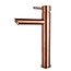 SaniPRO SaniPro Copper Largo Wastafelkraan Brons Geborsteld Hoog 29,6 cm
