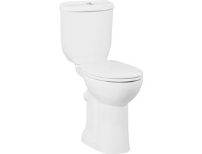 Creavit compleet Staand toilet Mindervaliden extra verhoogd - Onderpot - Reservoir en Toiletbril PK