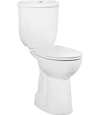 CREAVIT Staand toilet met bidet mindervaliden Extra hoog compleet set Duoblok