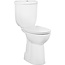 CREAVIT Staand toilet met bidet mindervaliden Extra hoog compleet set Duoblok Onderpot met bidet + Reservoir incl softclose toiletbril OA