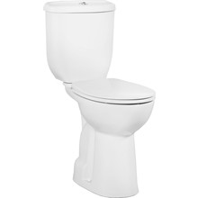 Creavit Mindervaliden Staand toilet Compleet OA aansluiting Onderpot + Reservoir dubbele spoeling en Incl Toiletbril