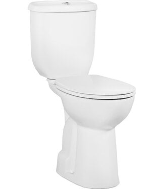 CREAVIT Creavit Mindervaliden Staand toilet Compleet OA aansluiting Onderpot + Reservoir dubbele spoeling en Incl Toiletbril