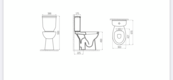 Creavit Mindervaliden Staand toilet Compleet OA aansluiting Onderpot + Reservoir dubbele spoeling en Incl Toiletbril Creavit Mindervaliden Staand toilet Compleet OA aansluiting Onderpot + Reservoir dubbele spoeling en Incl Toiletbril