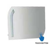 Badkamermeubel Glide 85x50x45cm Palermo Zebrano Wit incl. Wastafel keramisch