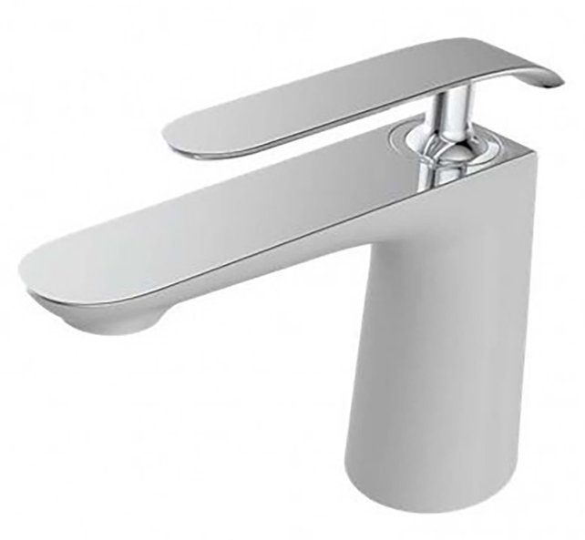 Creavit Bloom wastafelkraan Wit - Chroom Creavit Bloom wastafelkraan Wit - Chroom