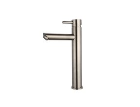 Largo Wastafelkraan Gunmetal Geborsteld Hoog 29,6 cm