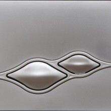 Drukplaat Mat Grijs Creavit Ufo Bedieningsplaat GP1003.00