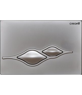 CREAVIT Drukplaat Mat Grijs Creavit Ufo Bedieningsplaat GP1003.00